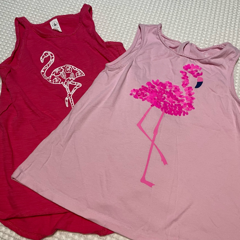 Flamingo Kids Tank Tops
